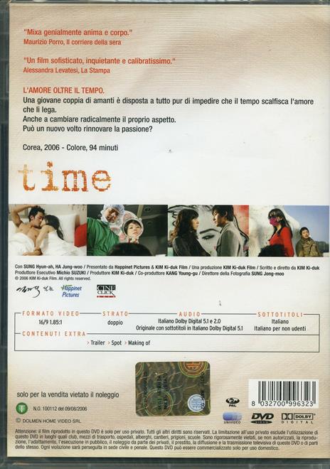 Time di Kim Ki-Duk - DVD - 2