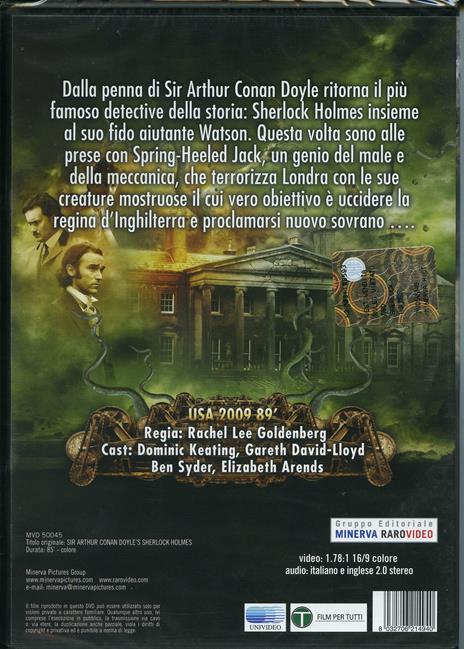 Sherlock Holmes di Rachel Goldenberg - DVD - 2