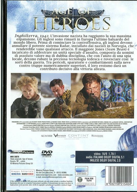 Age of Heroes di Adrian Vitoria - DVD - 2