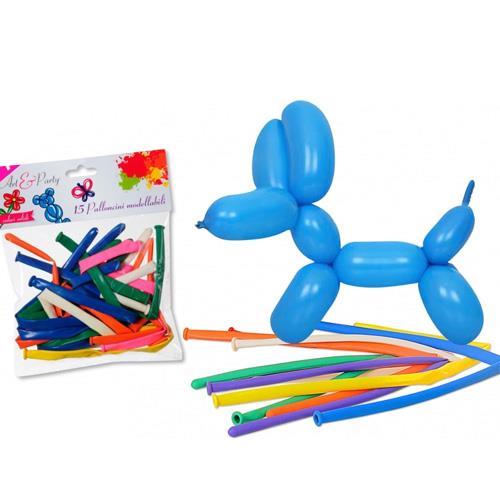 Palloncini Modellabili 100 Cm Colori Assortiti 15 Pezzi - Bakaji - Idee  regalo