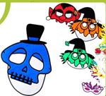maschera halloween 4 modelli