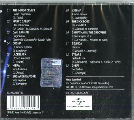 30° Sanremo Rock Compilation - CD Audio - 2