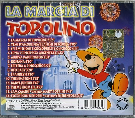 La marcia di Topolino - CD Audio - 2