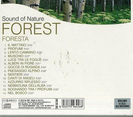 Sound of Nature. Forest - CD Audio - 2