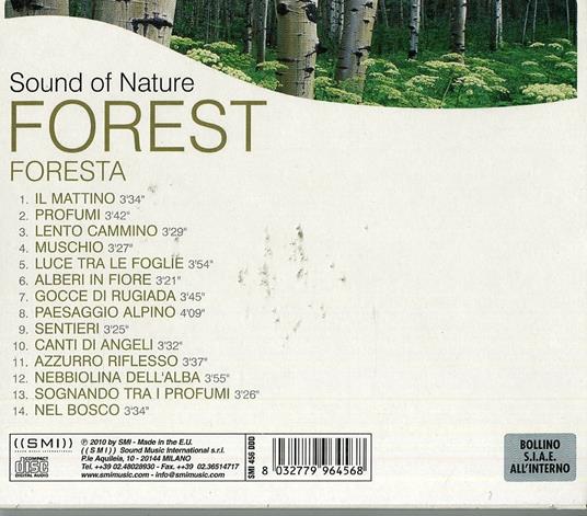 Sound of Nature. Forest - CD Audio - 2