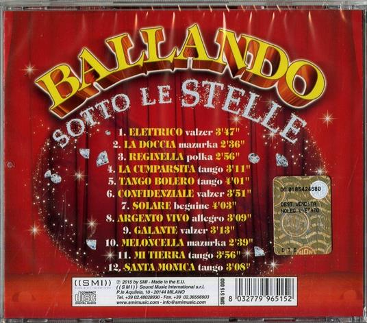 Ballando Sotto Le Stelle - CD Audio di Titti Bianchi