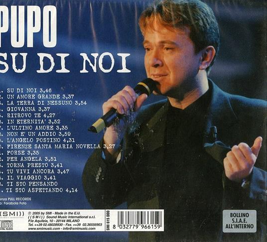 I Grandi Successi - CD Audio di Pupo