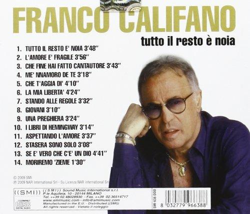 Tutto il resto è noia - CD Audio di Franco Califano - 2