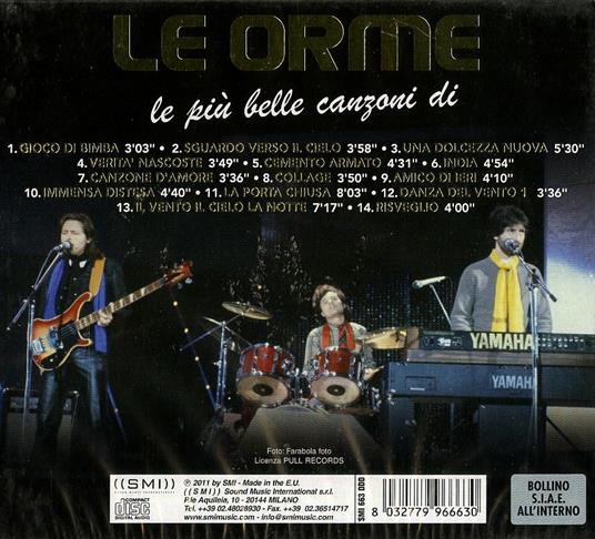 Le più belle canzoni - CD Audio di Le Orme - 2