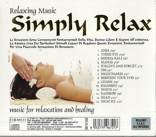 Relaxing Music. Simply Relax - CD Audio - 2