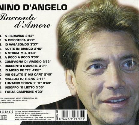 Racconto d'amore - CD Audio di Nino D'Angelo - 2