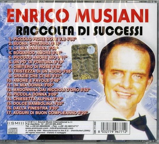 Raccolta di successi - CD Audio di Enrico Musiani - 2