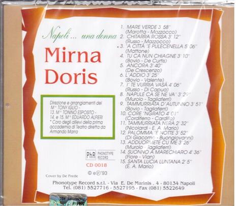 Napoli una donna vol.2 - CD Audio di Mirna Doris - 2