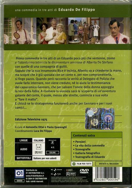 Uomo e galantuomo<span>.</span> Collector's Edition di Eduardo De Filippo - DVD - 2