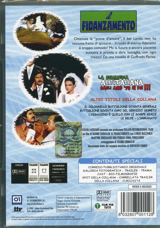 Il fidanzamento di Gianni Grimaldi - DVD - 2