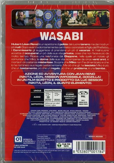Wasabi di Gerard Krawczyk - DVD - 2