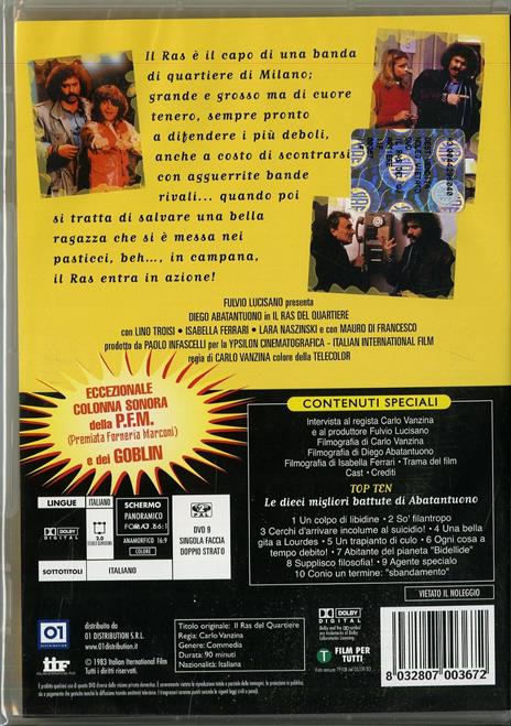 Il Ras del quartiere di Carlo Vanzina - DVD - 2