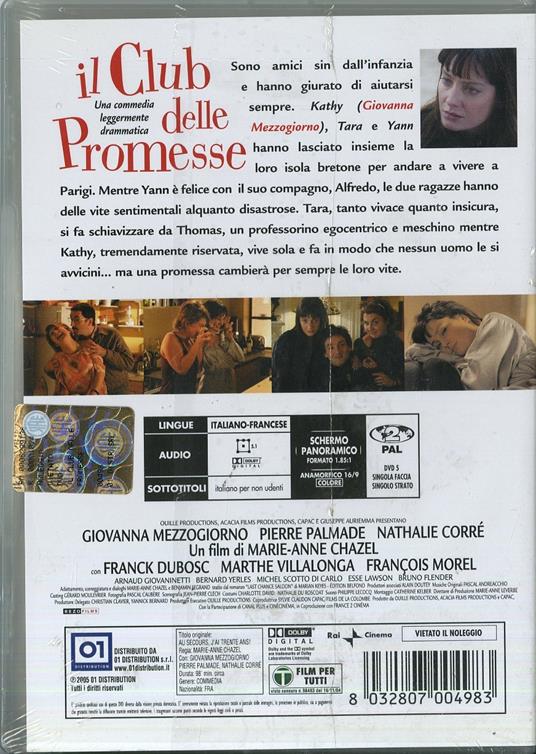 Il club delle promesse di Marie-Anne Chazel - DVD - 2