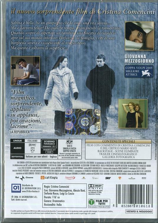 La bestia nel cuore di Cristina Comencini - DVD - 2