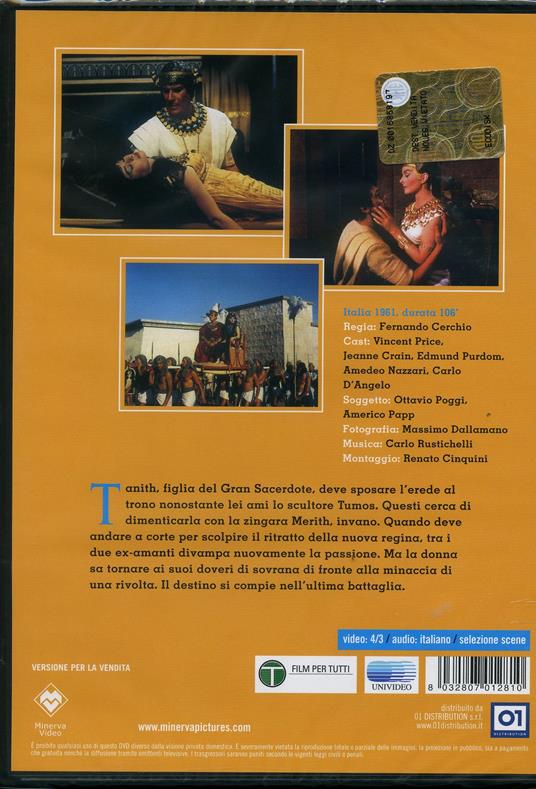 Nefertite Regina del Nilo di Fernando Cerchio - DVD - 2