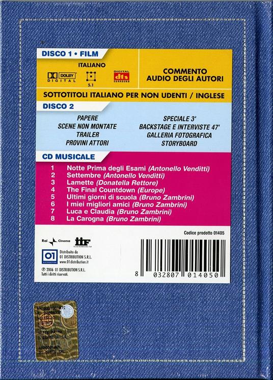 Notte prima degli esami (2 DVD)<span>.</span> Limited Edition di Fausto Brizzi - DVD - 2