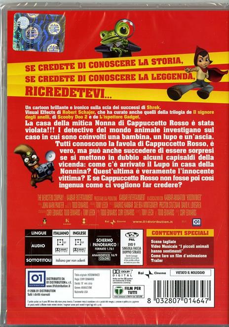 Cappuccetto Rosso e gli insoliti sospetti di Cory Edwards,Todd Edwards,Tony Leech - DVD - 2