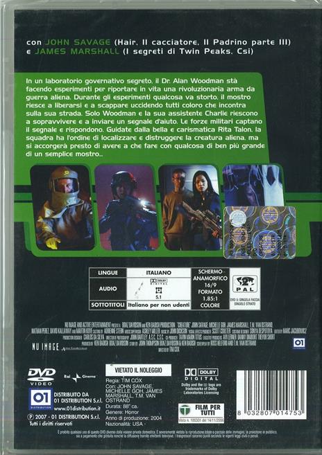 Creature di Tim Cox - DVD - 2