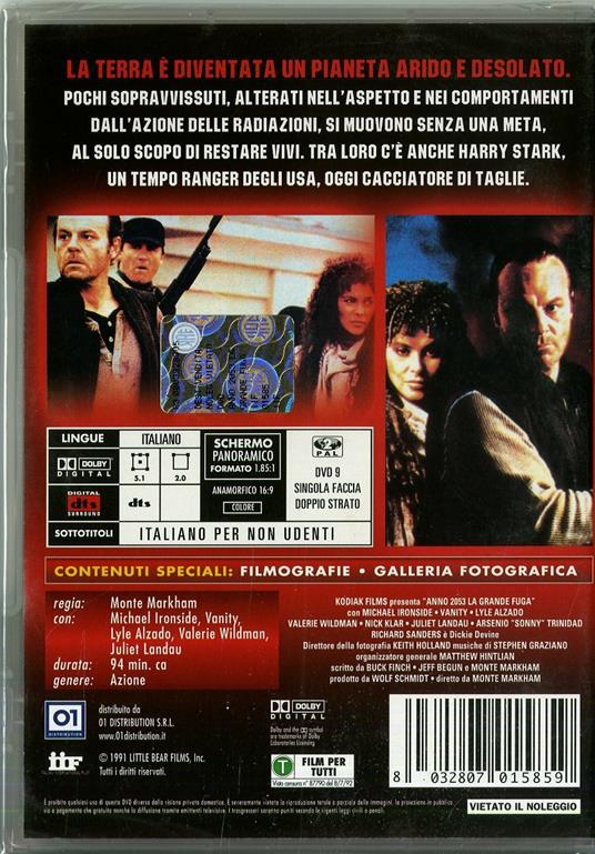 Anno 2053: la grande fuga di Monte Markham - DVD - 2