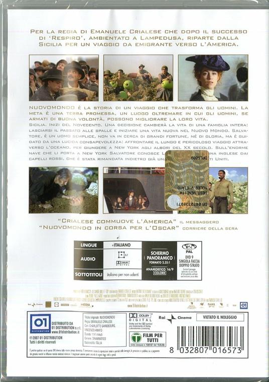 Nuovomondo di Emanuele Crialese - DVD - 2