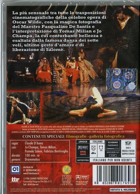 Salomè di Claude D'Anna - DVD - 2