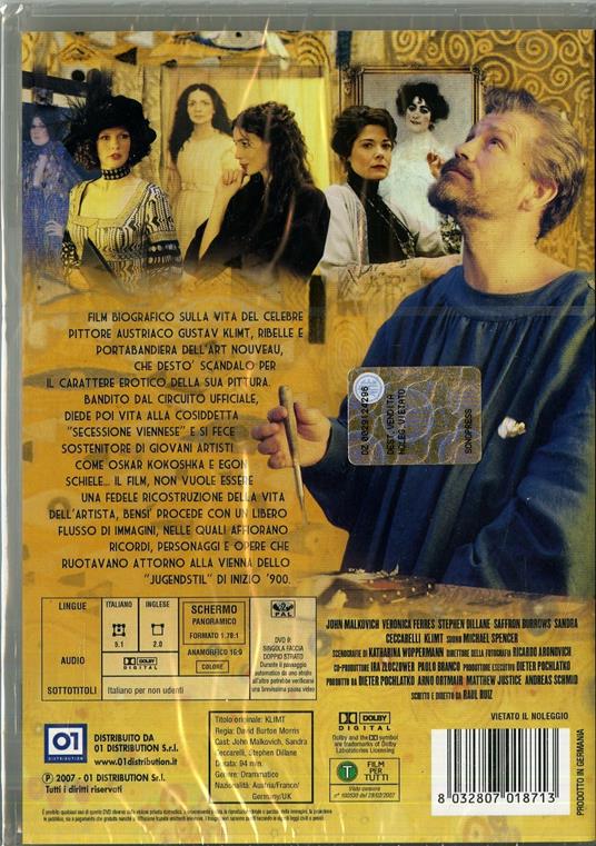 Klimt di Raoul Ruiz - DVD - 2