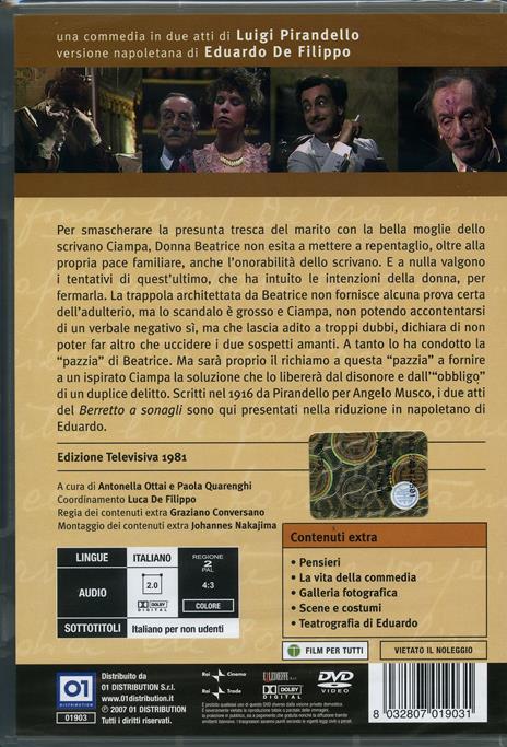 Il berretto a sonagli<span>.</span> Collector's Edition di Eduardo De Filippo - DVD - 2
