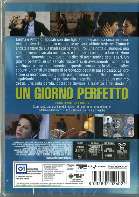 Un giorno perfetto di Ferzan Ozpetek - DVD - 2