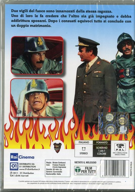 I due pompieri di Bruno Corbucci - DVD - 2