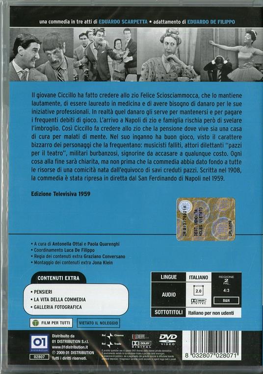 Il medico dei pazzi<span>.</span> Collector's Edition di Eduardo De Filippo - DVD - 2