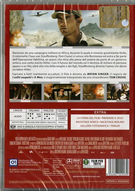 Operazione Valchiria di Bryan Singer - DVD - 2