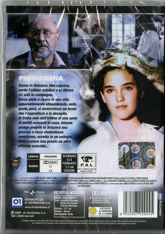 Phenomena di Dario Argento - DVD - 2