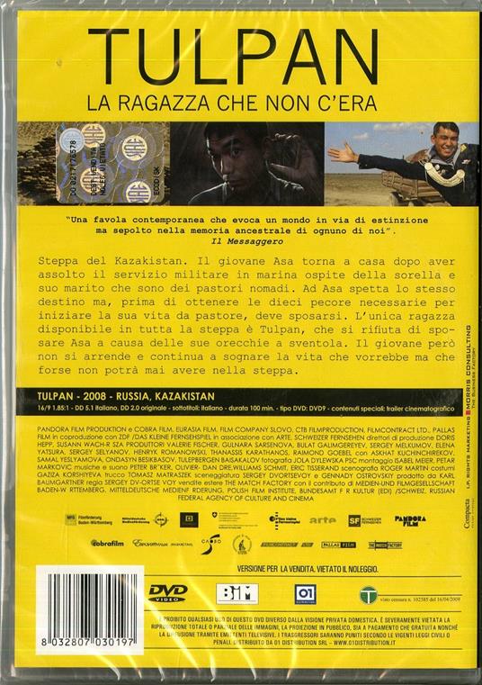 Tulpan. La ragazza che non c'era di Sergey Dvortzevoy - DVD - 2