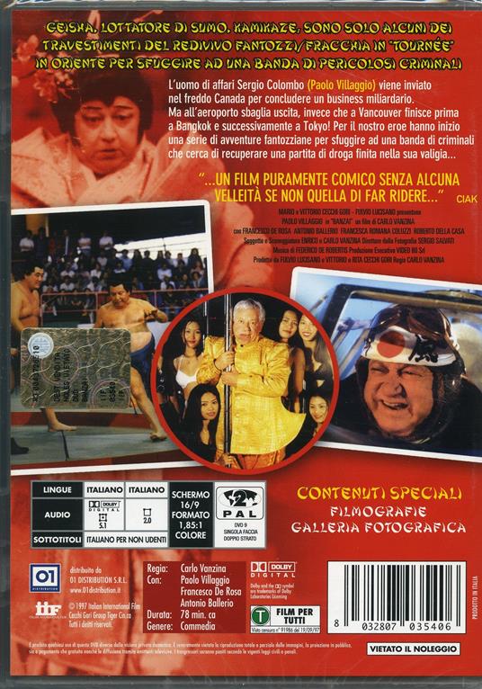 Banzai di Carlo Vanzina - DVD - 2