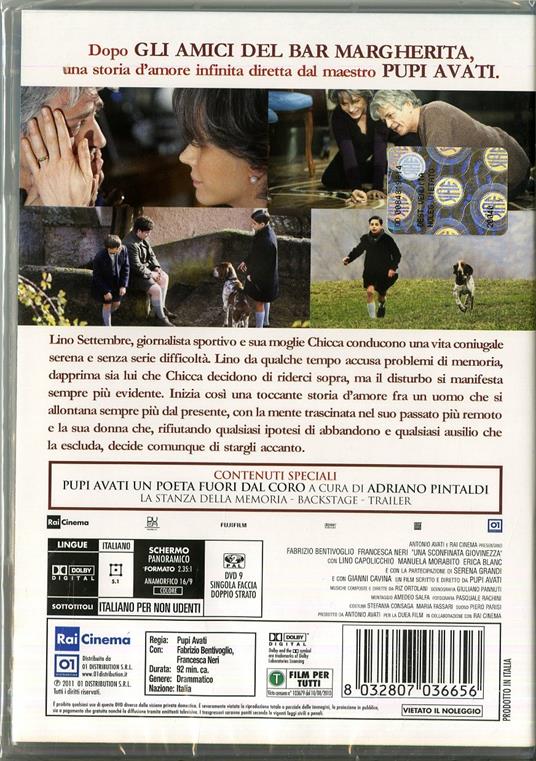 Una sconfinata giovinezza di Pupi Avati - DVD - 2