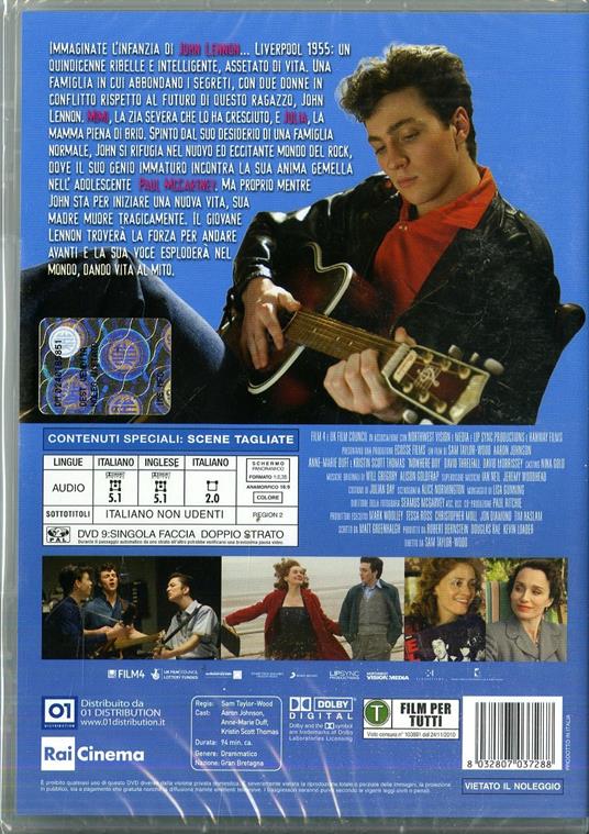 Nowhere Boy di Sam Taylor Wood - DVD - 2