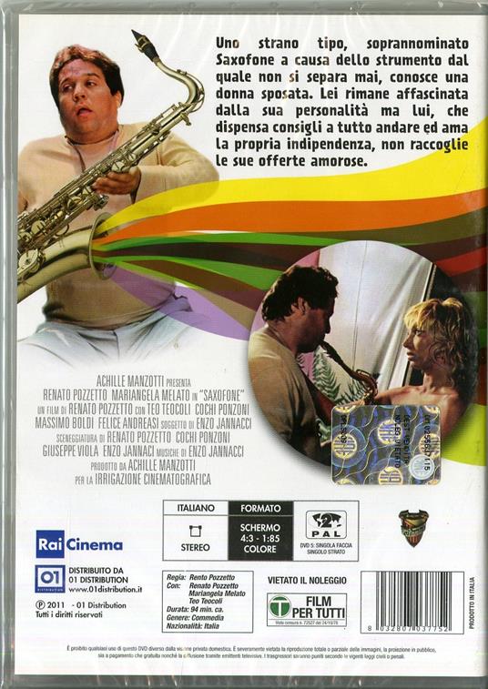 Saxofone di Renato Pozzetto - DVD - 2