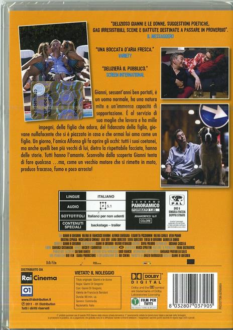 Gianni e le donne di Gianni Di Gregorio - DVD - 2