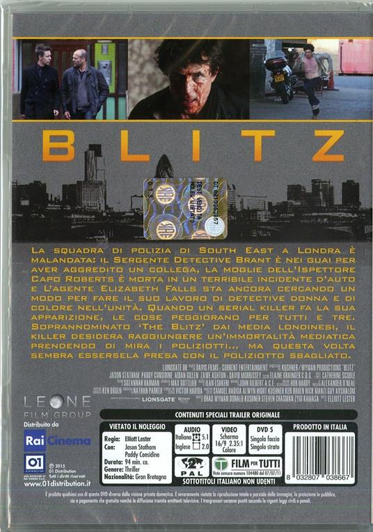 Blitz di Elliott Lester - DVD - 2
