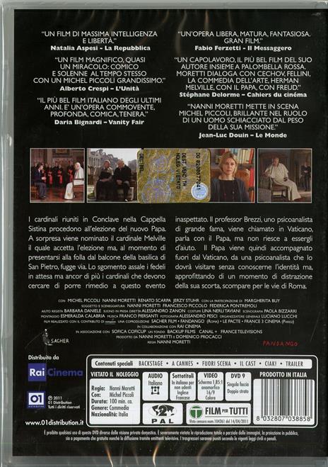 Habemus Papam di Nanni Moretti - DVD - 2