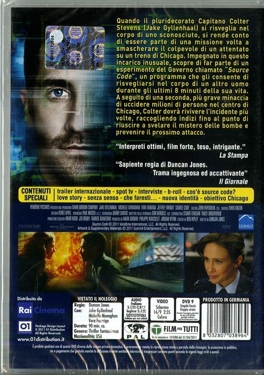 Source Code di Duncan Jones - DVD - 2