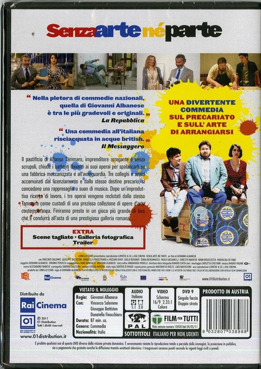 Senza arte né parte di Giovanni Albanese - DVD - 2