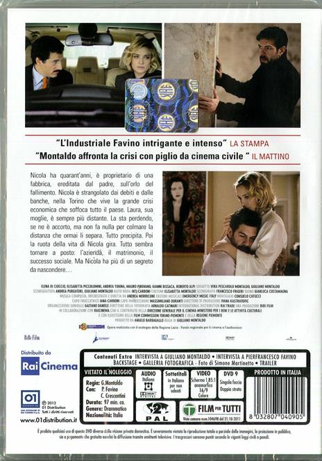 L' industriale di Giuliano Montaldo - DVD - 2