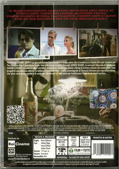 The Rum Diary. Cronache di una passione di Bruce Robinson - DVD - 2