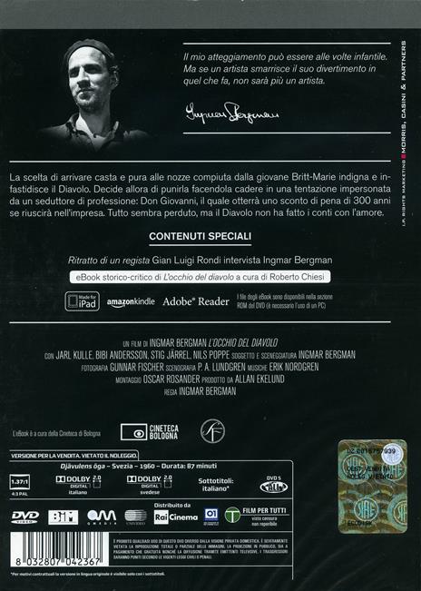 L' occhio del diavolo di Ingmar Bergman - DVD - 2